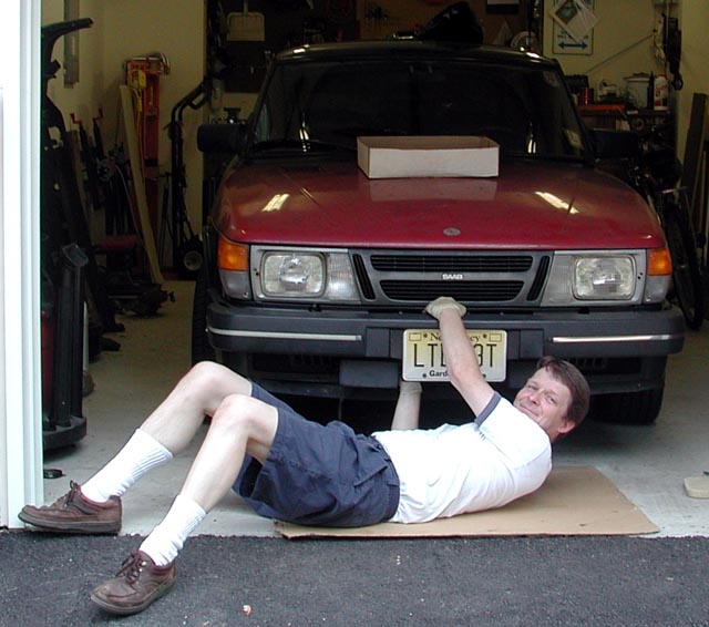Attaching front bumper